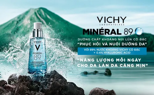 Serum Vichy Khoáng Phục Hồi Chuyên Sâu Mineral 89 Serum 50ml